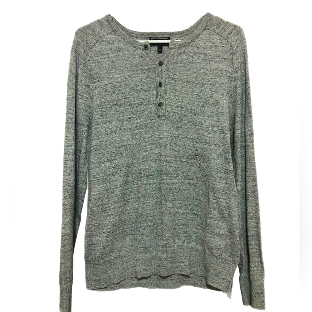 Express long sleeve grey shirt